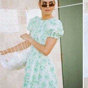 Sabo Skirt Charlize Shirred Dress - Tulip Floral